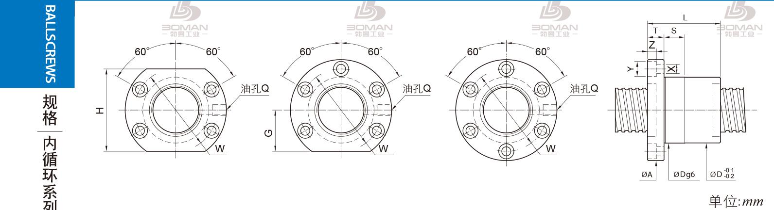 PMI FSIC2506-3 pmi丝杆型号编写