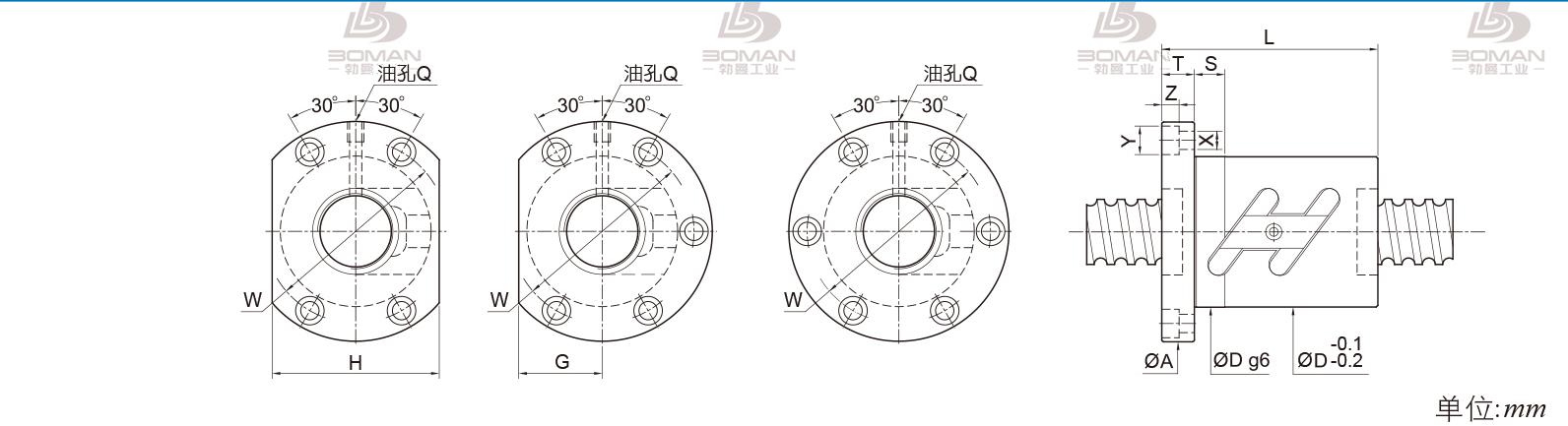 PMI FSWC2508-3.5 丝杆PMI官网