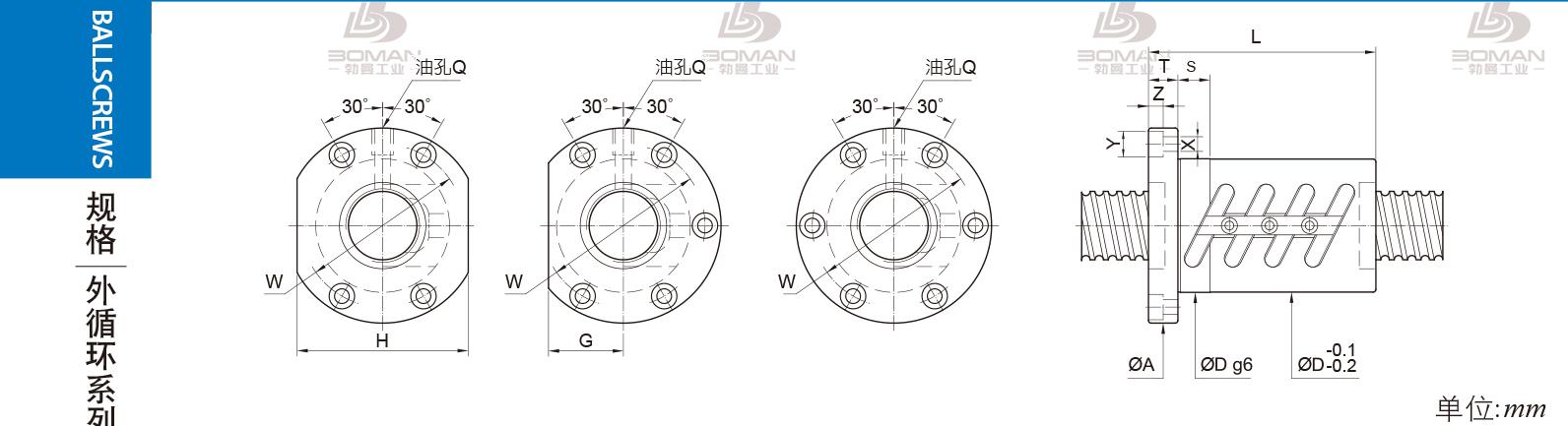 PMI FOWC2510-5 pmi丝杠导轨