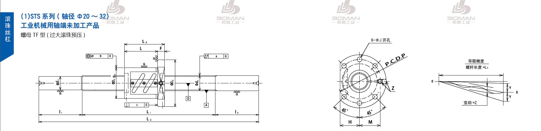 TSUBAKI STS2504-500C5-B tsubaki丝杠是哪里产的